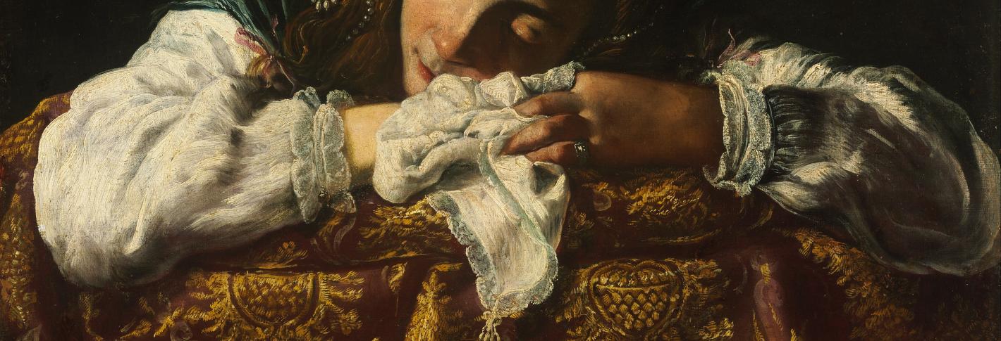 "Sleeping Girl" by Domenico Fetti