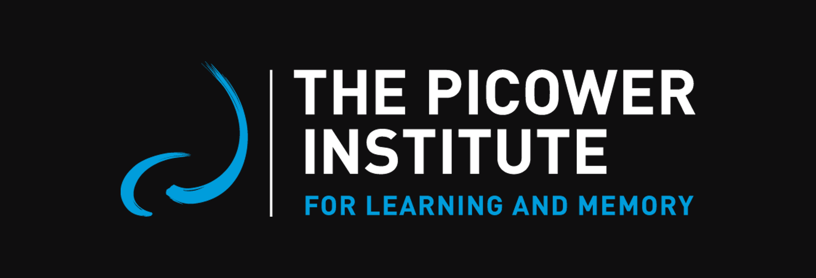 The Picower Institute logo on a black background