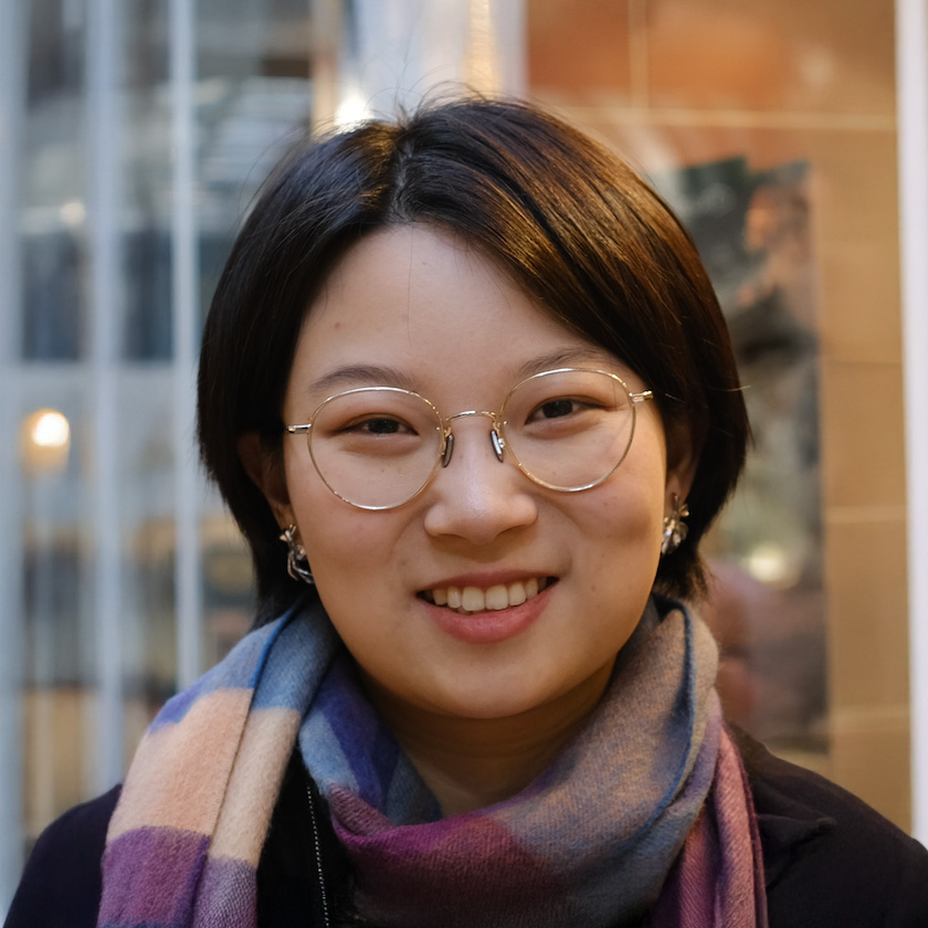 A square portrait of Ziying Ke