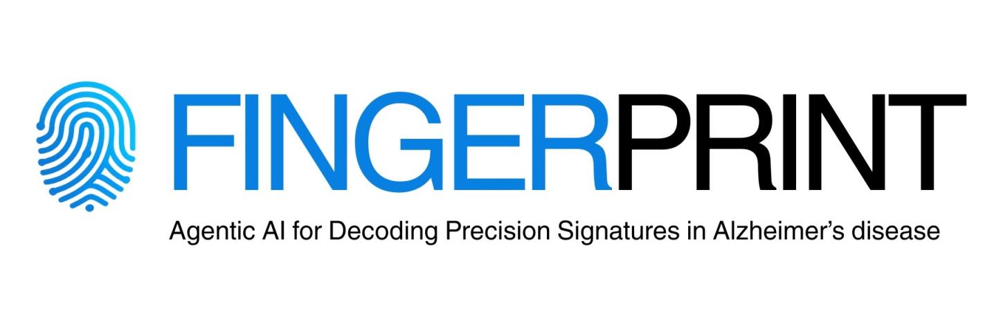 A blue fingerprint appears next to the word Fingerprint in all capital letters