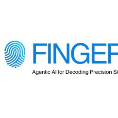 A blue fingerprint appears next to the word Fingerprint in all capital letters