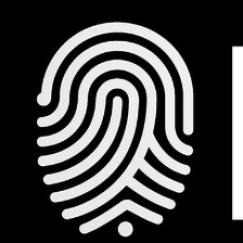 A line art fingerprint and the word Fingerprint appear in white over a black background