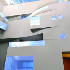 The atrium when it was new